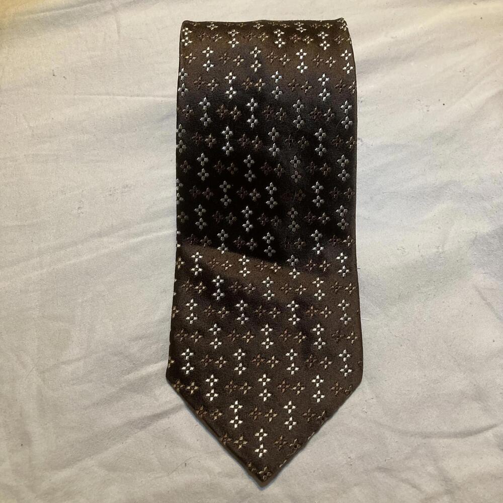 Express Brown 100% Silk Tie